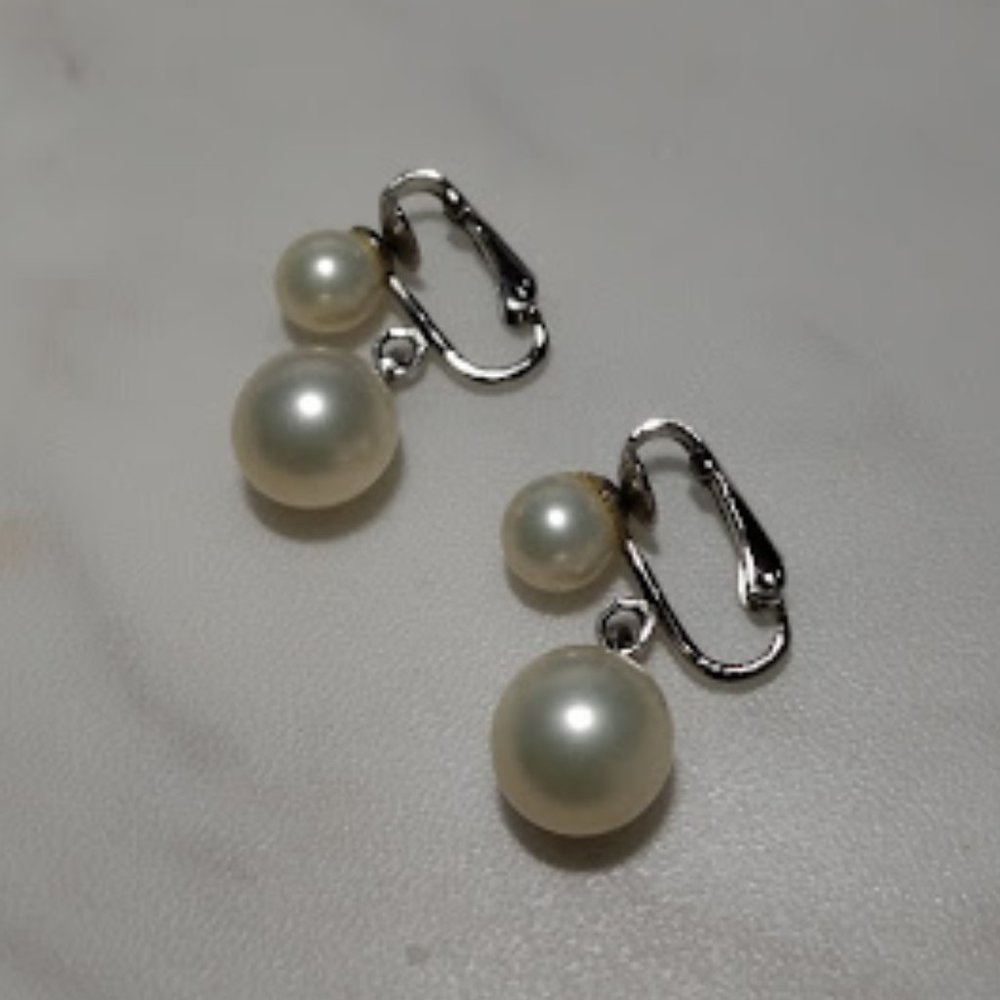Marvella Faux Pearl Clip-on Earrings